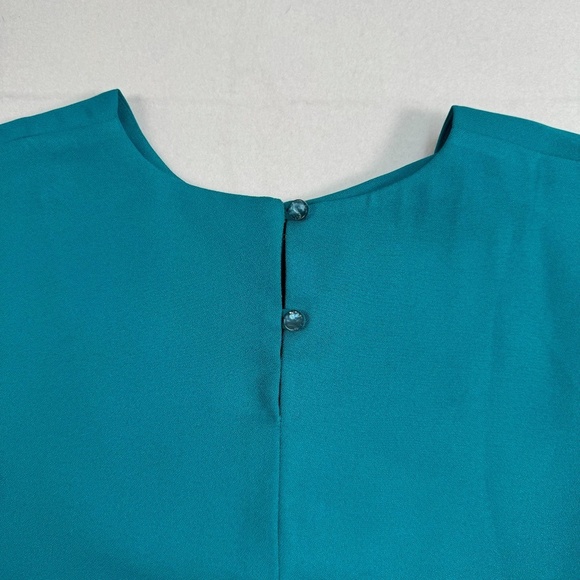 Lady Carol 2 Piece Midi Shift Dress Pattern Jacket Womens Sz 14 Art To Wear Vtg - Picture 15 of 16